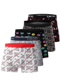 Bundle OF (5) Mens Boxer Printed