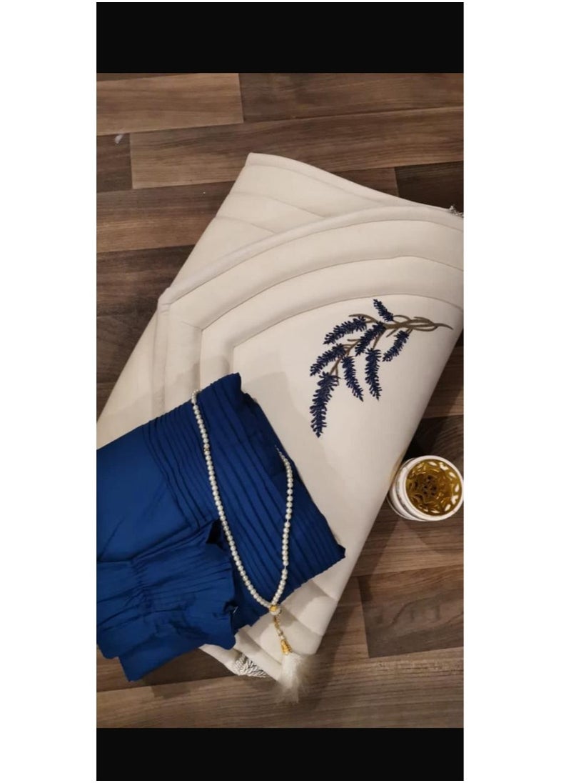 Generic Padded sponge prayer rug, embroidered with a prayer mat, excellent and cool material  - Image 3
