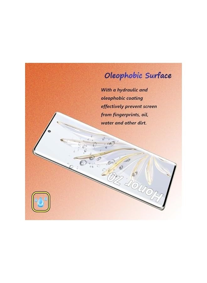 PROMASS [2+2 Pack] Tempered Glass Screen Protector compatible with Honor 70 and Camera, No Bubbles, 9H Hardness, Anti-Scratch, 3D Curved, HD Screen Protector for Honor 70 - Image 5