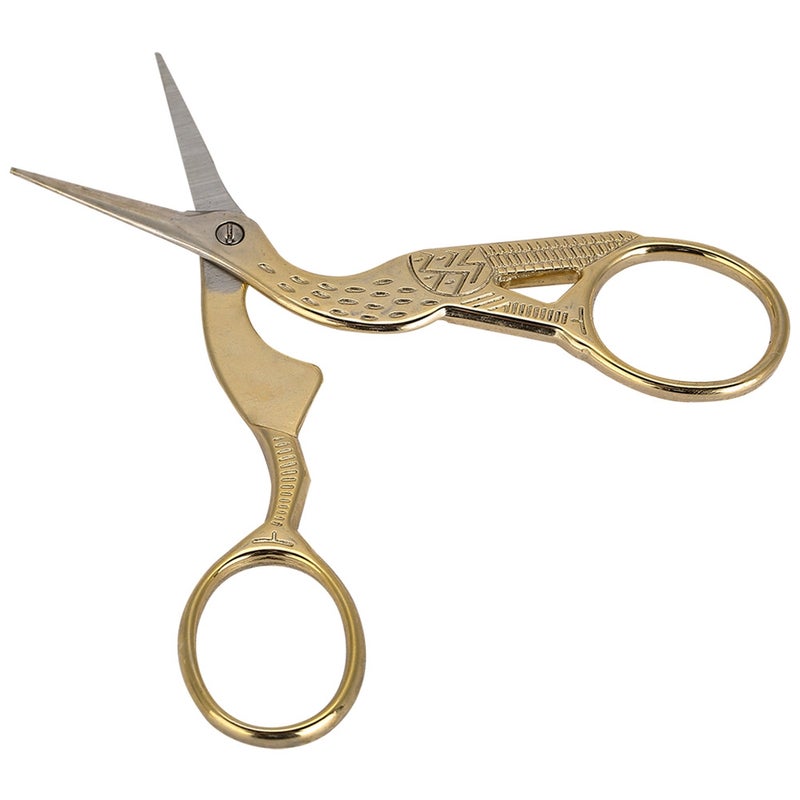 Professional Vintage Nail Art Stainless Steel Scissor Manicure Shear Tools Gold - Image 5