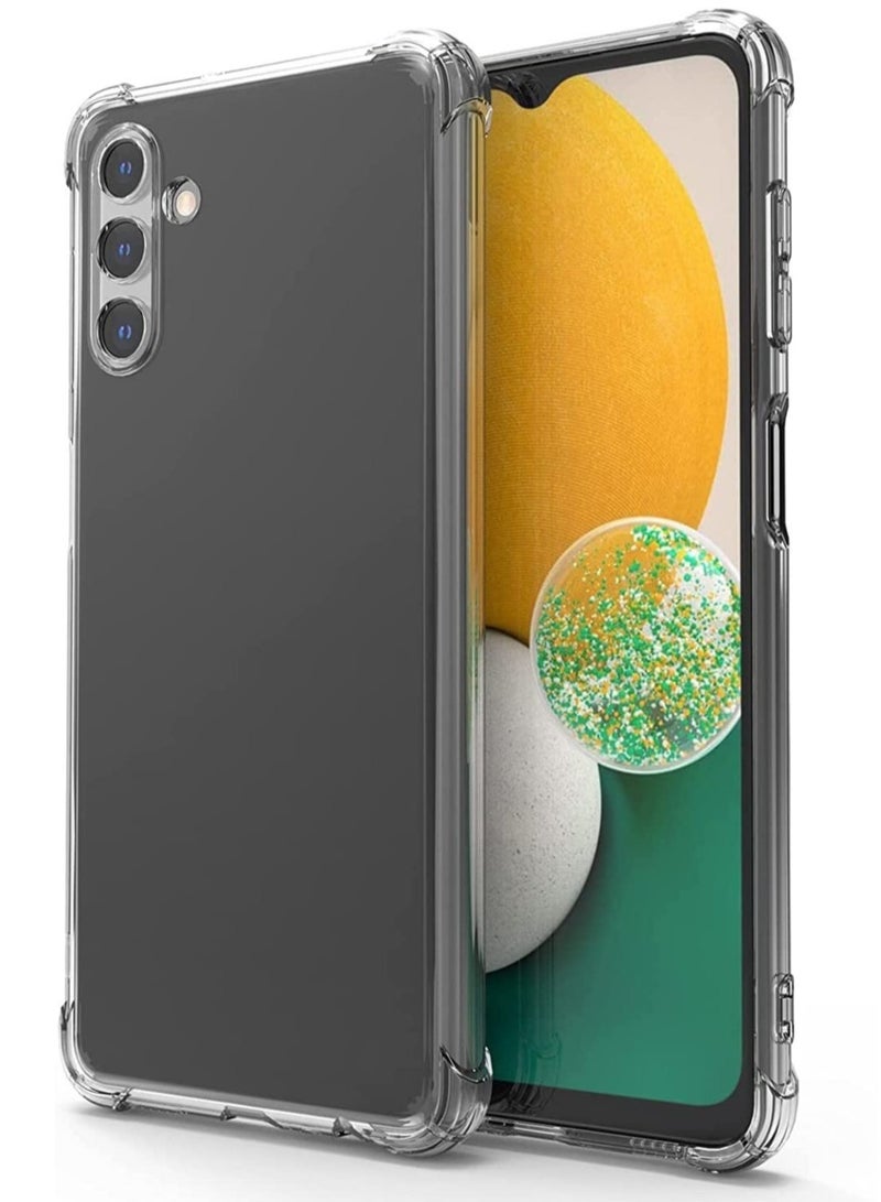 Samsung Galaxy A13-4G Case Cover Protective Shock Absorption Bumper soft Transparent Case (Clear) - Image 1