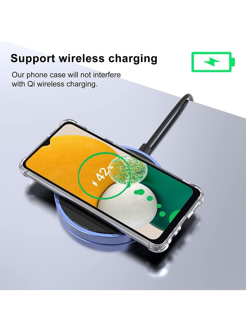 Samsung Galaxy A13-4G Case Cover Protective Shock Absorption Bumper soft Transparent Case (Clear) - Image 3