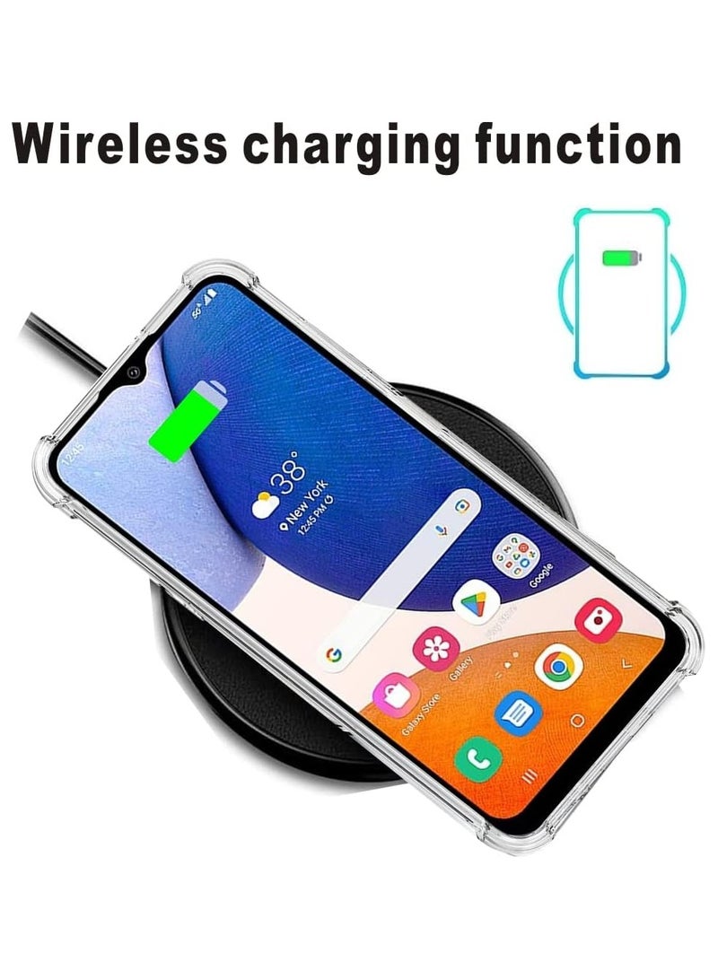 Samsung Galaxy A13-4G Case Cover Protective Shock Absorption Bumper soft Transparent Case (Clear) - Image 4