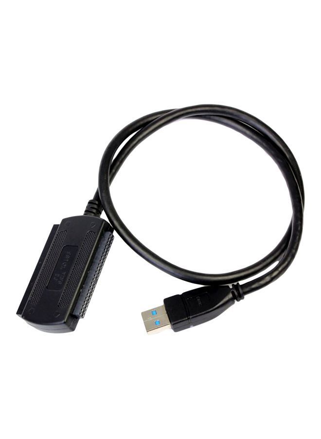 NIBEMINENT USB 3.0 To SSD/SATA/IDE Hard Drive Converter Cable Black - Image 1
