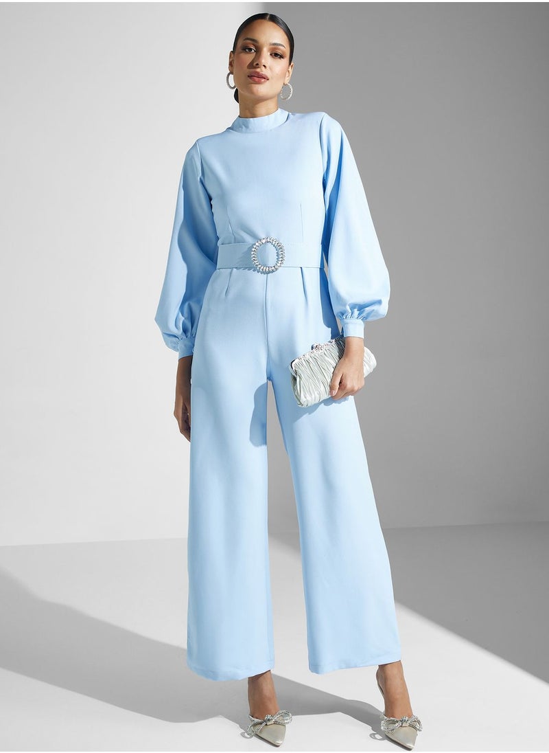 Khizana Ruffle Sleeve Jumpsuit  - Image 1