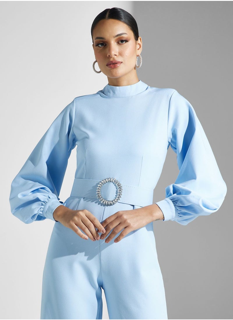 Khizana Ruffle Sleeve Jumpsuit  - Image 3