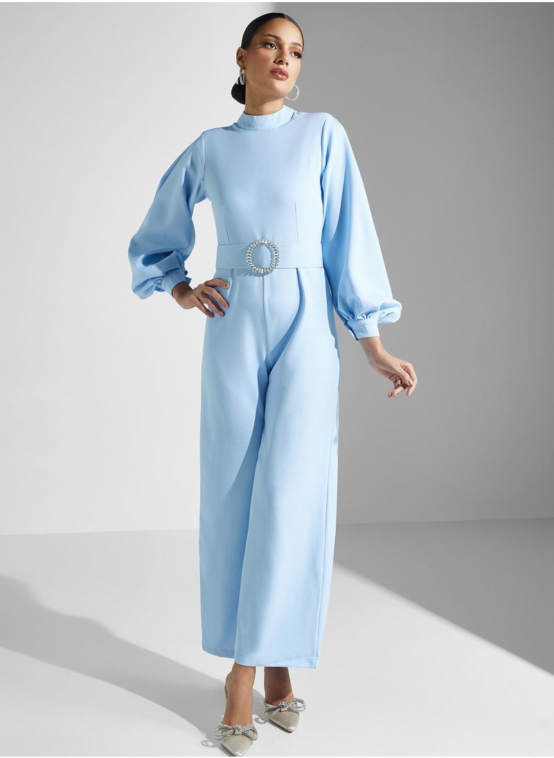 Khizana Ruffle Sleeve Jumpsuit  - Image 4