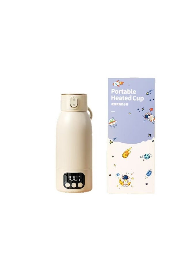 Wireless Portable Heated Water Bottle 500ml, Cordless Travel Mug with Temperature Control, 316L Stainless Steel - Image 1
