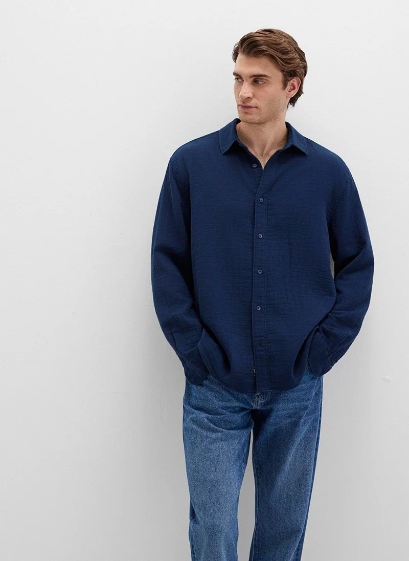 مافي Solid Regular Fit Shirt