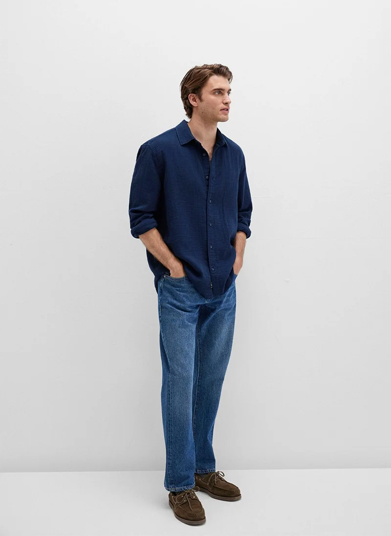 مافي Solid Regular Fit Shirt