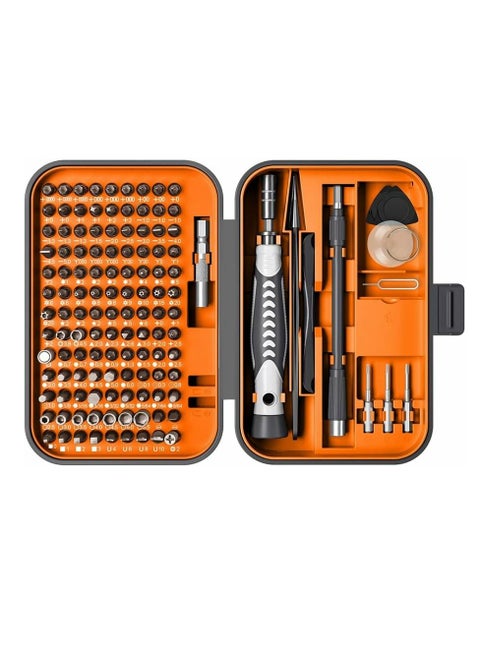COOLBABY Precision Screwdriver Set New Version 130 in 1 Screwdriver Kit with 120 Screwdriver Bits  Repair Tool Kit With Magnetizer For Smart Phone  Household