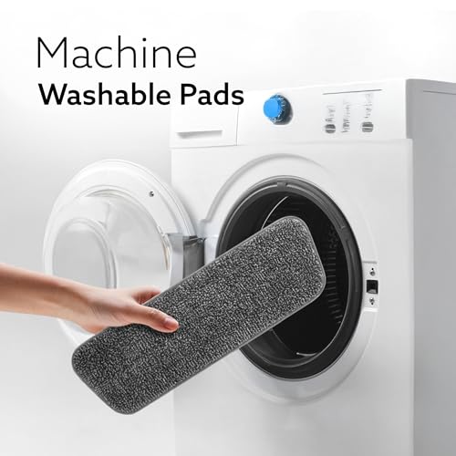 AGARO Delite Spray Mop Refill Set, 2 Pcs, Microfiber Pads, for Tiles, Kitchen, Detachable Pad, Compatible with AGARO Delite Spray Mop - Image 4