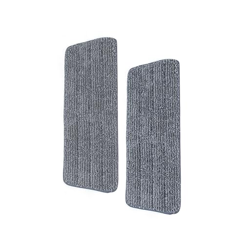 AGARO Delite Spray Mop Refill Set, 2 Pcs, Microfiber Pads, for Tiles, Kitchen, Detachable Pad, Compatible with AGARO Delite Spray Mop - Image 1