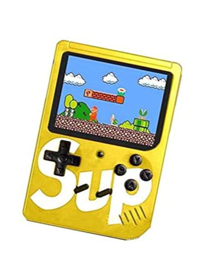 SUP 400 In 1 Game Box Console Classic Games Hand Held Gamepad Color Screen Mario Super Mario DR Mario Contra Games - YELLOW  - Image 1