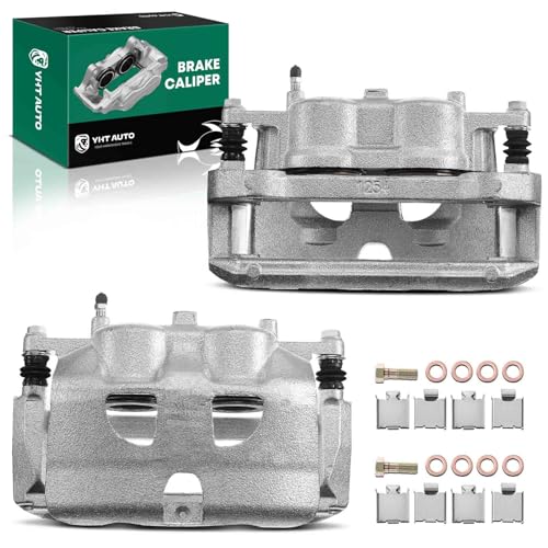 YHTAUTO Set of 2 Front Brake Caliper Assembly for Ford F-150 2010-2011 Expedition Lincoln Navigator 2010-2019 Mark LT 2010-2011 - Image 1