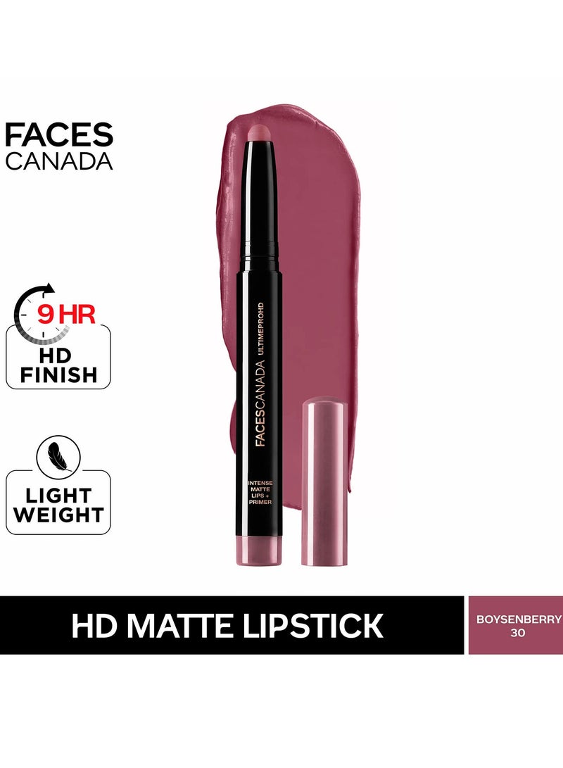 FACES CANADA Ultime Pro HD Intense Matte Lipstick Boysenberry 1.4g - Image 2