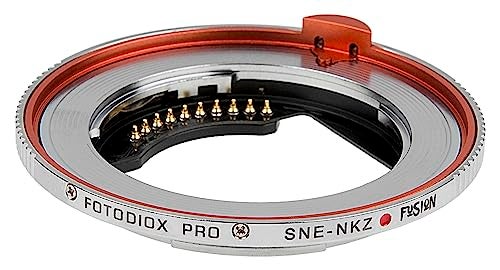 Fotodiox Pro Fusion Adapter Smart AF Adapter Compatible with Sony Alpha EMount Mirrorless Lenses to Nikon ZMount Mirrorless Full Frame Cameras with Full Automated Functions - Image 1
