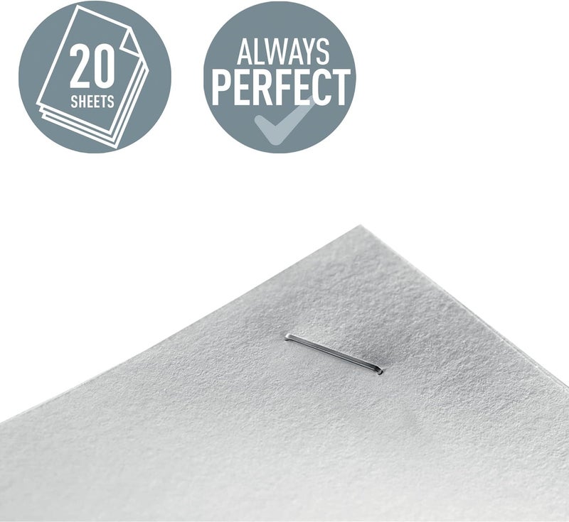 LEITZ 55690000 E2 Staples for Electric Staplers, 2500 Staples, Extra Strong Steel, 6 mm, 20 Sheet Capacity - Image 4
