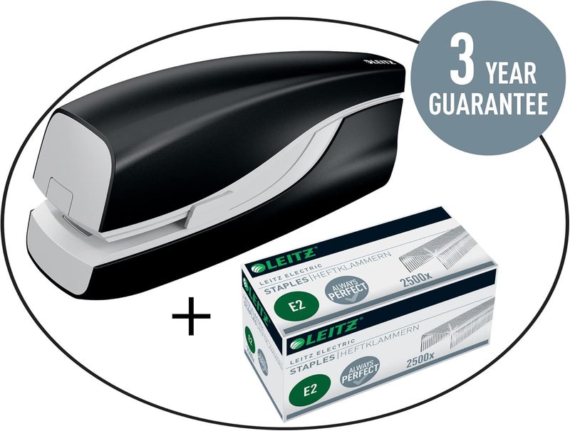 LEITZ 55690000 E2 Staples for Electric Staplers, 2500 Staples, Extra Strong Steel, 6 mm, 20 Sheet Capacity - Image 5