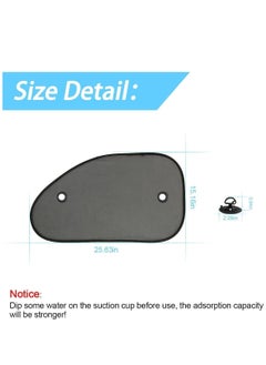 MLADEN Car Window Sunshades Side Window Sunshades Cling Sunshade for Car Windows Sun Glare and UV Rays Protection for Your Child  Baby Side Window Car Sun Shades 2 Pack (Universal)  - Image 2