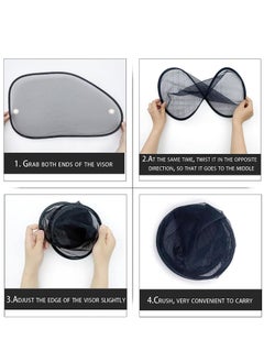 MLADEN Car Window Sunshades Side Window Sunshades Cling Sunshade for Car Windows Sun Glare and UV Rays Protection for Your Child  Baby Side Window Car Sun Shades 2 Pack (Universal)  - Image 3