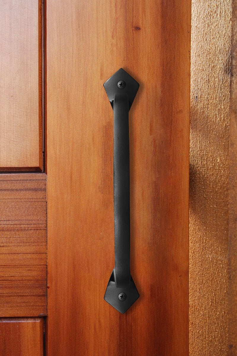Iron Valley Hardware Iron Valley - 9'' Square Door Pull Handle - Solid Cast Iron - Image 4