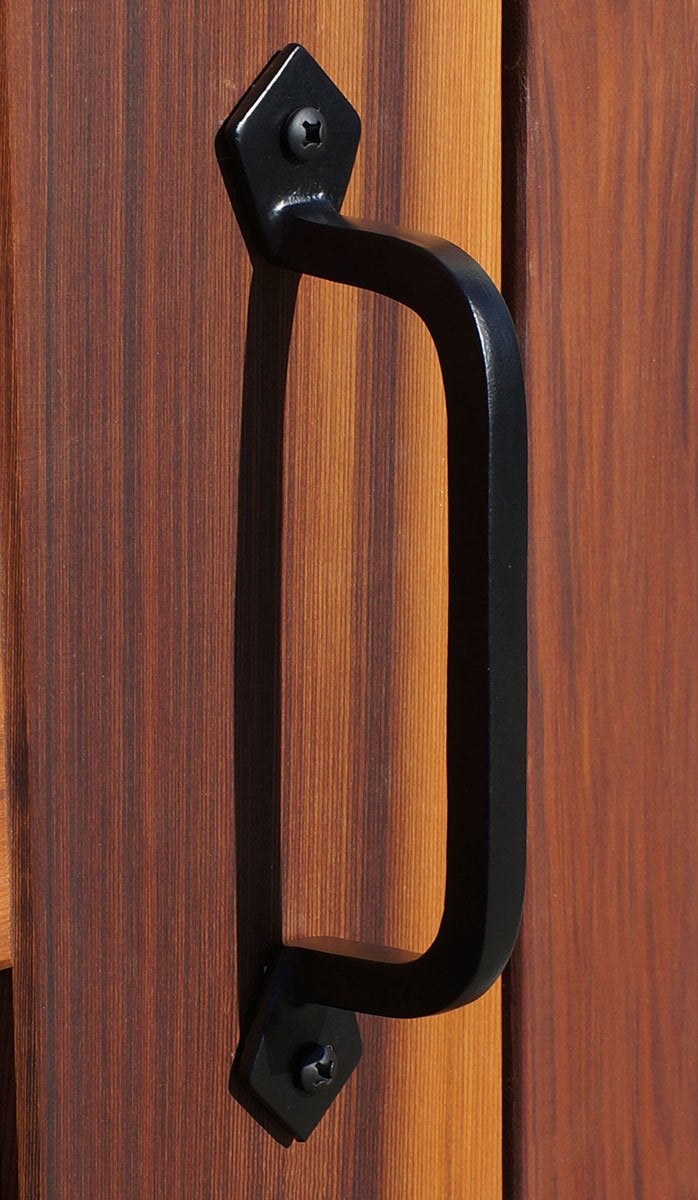 Iron Valley Hardware Iron Valley - 9'' Square Door Pull Handle - Solid Cast Iron - Image 5
