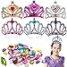 RICHNESS DIY Party Crowns Foam Kids Tiaras Make Your Own Crowns with Jewel Stickers Party Favors for Kids Pack of 6 - Image 2