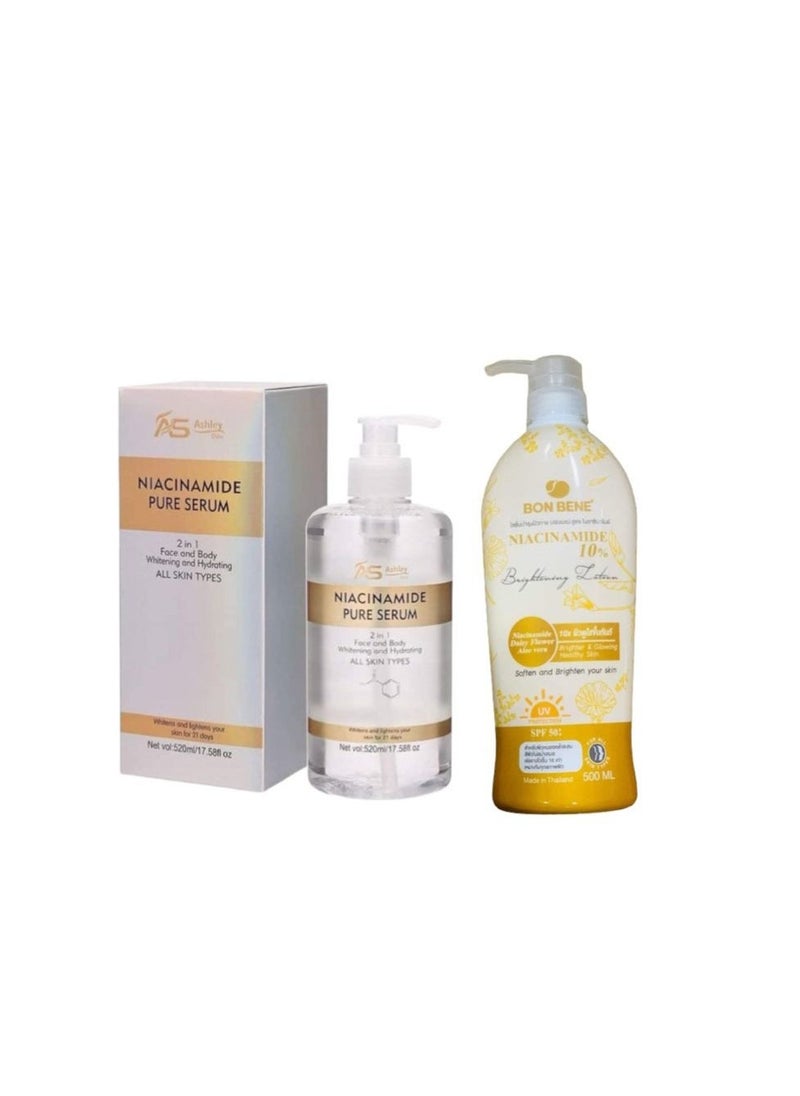 AS - Ashley Niacinamide pure serum and lotion - Image 1