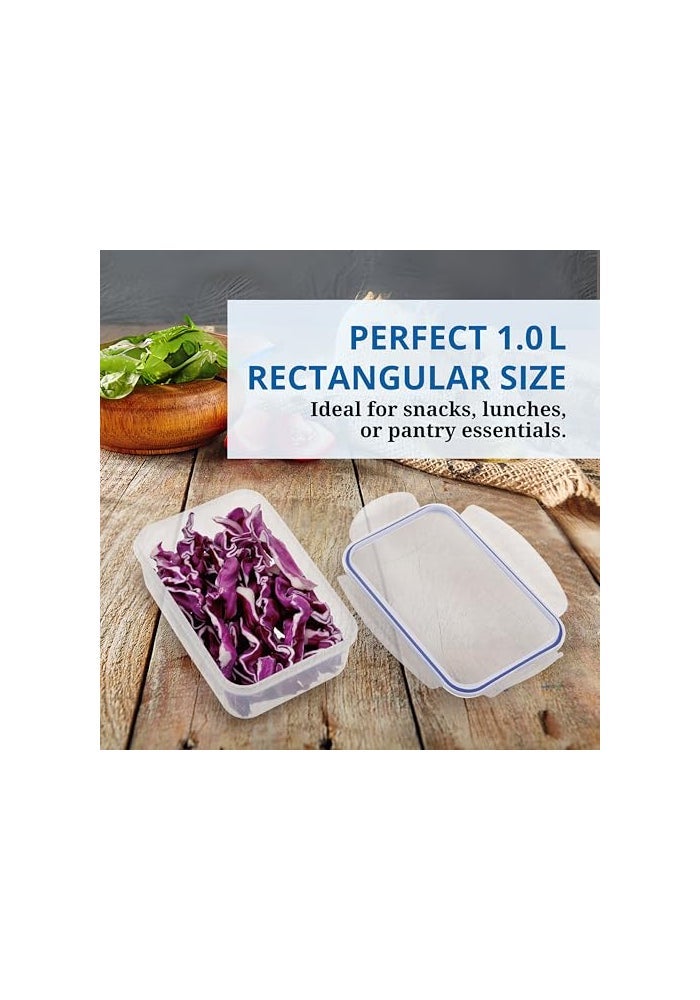 Westinghouse USA 1.0L Rectangular Food Storage Box | BPA-Free Plastic | Airtight Lid | Durable & Leak-Proof | Ideal for Meal Prep - Image 4