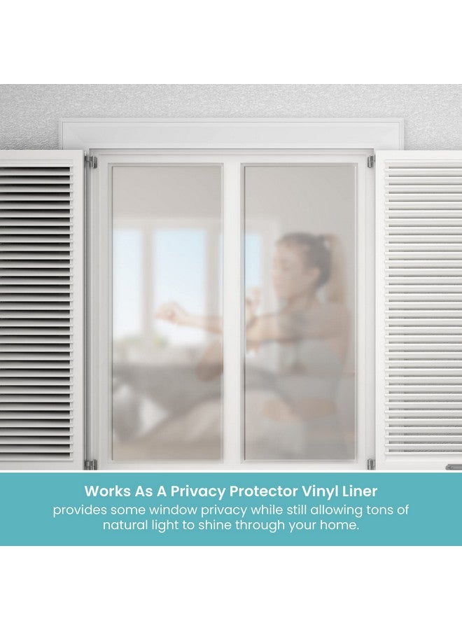 Con-Tact Brand Creative Clear Covering, Versatile and Self-Adhesive Shelf Liner, Semi-Transparent Privacy Film, Protective Clear Vinyl, 18'' x 20', Clear Matte - Image 4