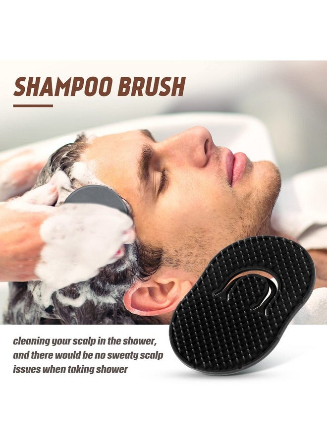 BOAO 12 Packs Pocket Palm Combs Portable Soft Hair Combs Beard Shampoo Brush Combs Scalp Massage Brush Combs For Men Women Home Travel (Black)  - Image 5