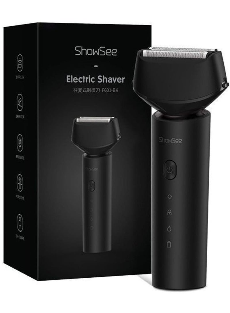 ShowSee F601-BK Electric Shaver | Mesh Blade | USB-C Rechargeable | Ultra-Compact | Travel Friendly - Image 1