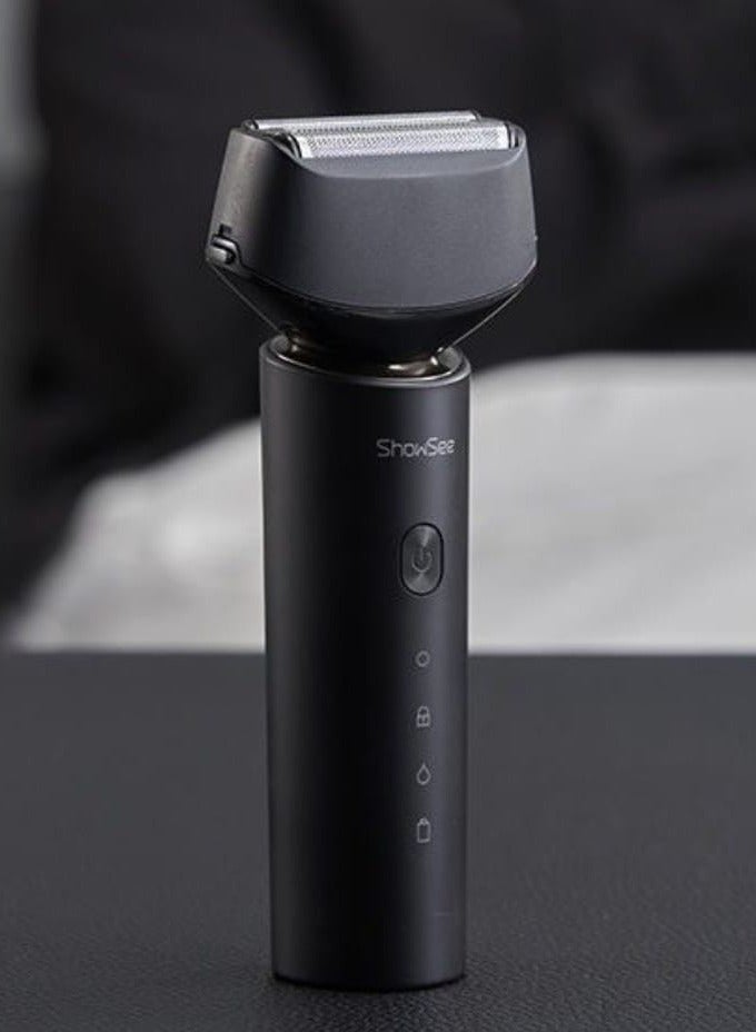 ShowSee F601-BK Electric Shaver | Mesh Blade | USB-C Rechargeable | Ultra-Compact | Travel Friendly - Image 2