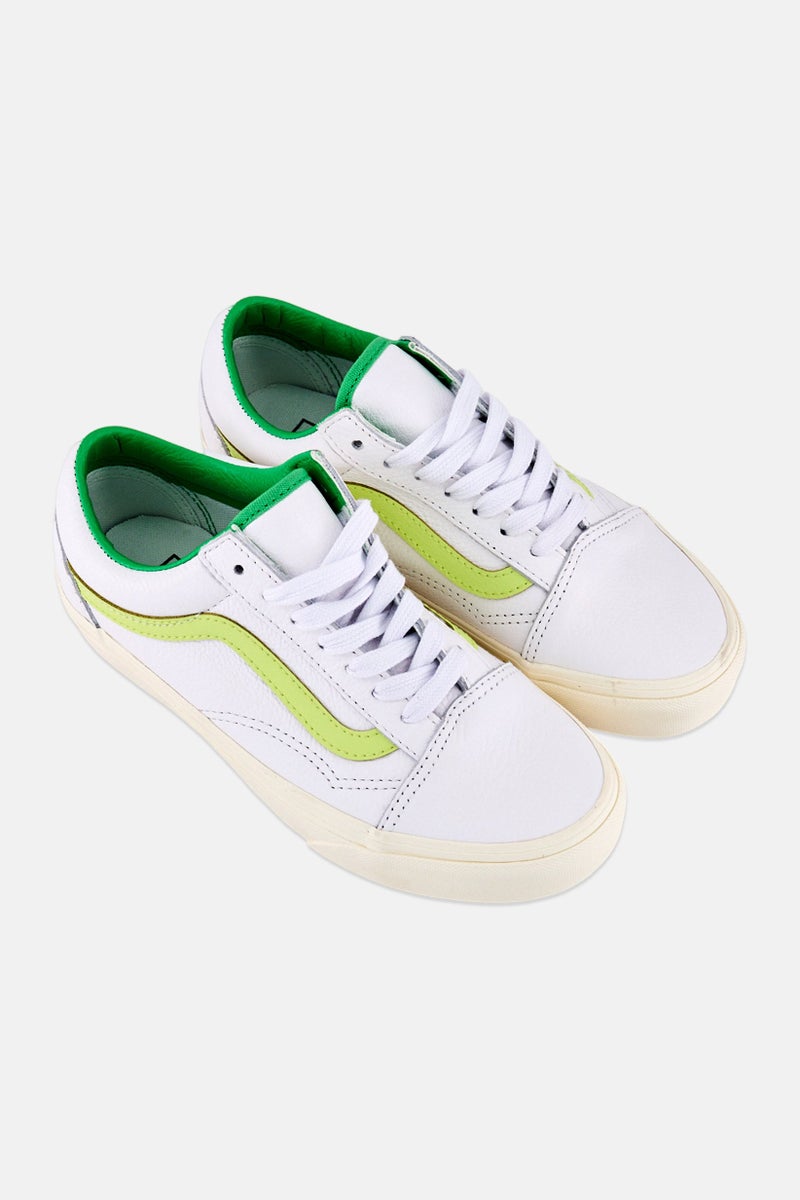 VANS Women Old Skool Lace Up Skateboarding Shoes, White - Image 4