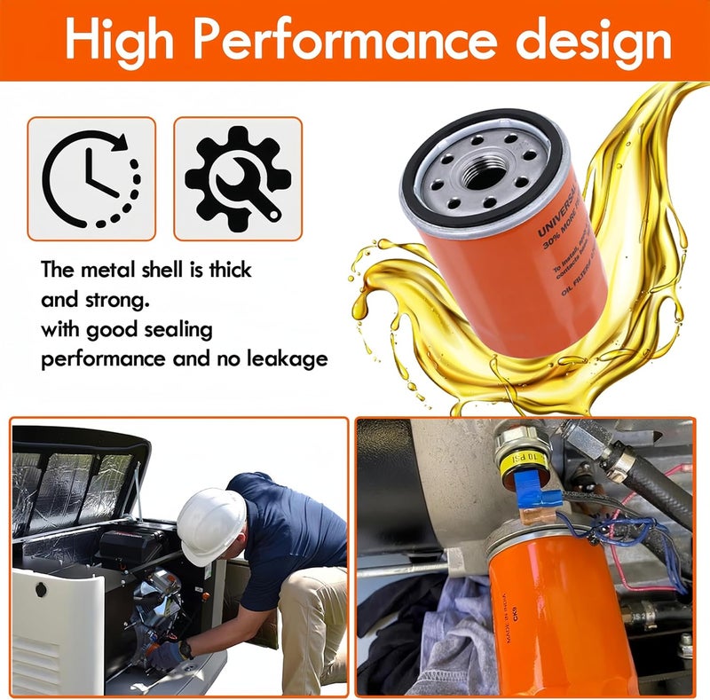 KOONDHEEND 5664 Generators Maintenance Kit for Generac 12-18 kW automatic standby generators, Maintenance Kit includes Oil filter 070185ES, Air filter 0C8127,Spark plug 0E7585A (prior to 2013) - Image 4
