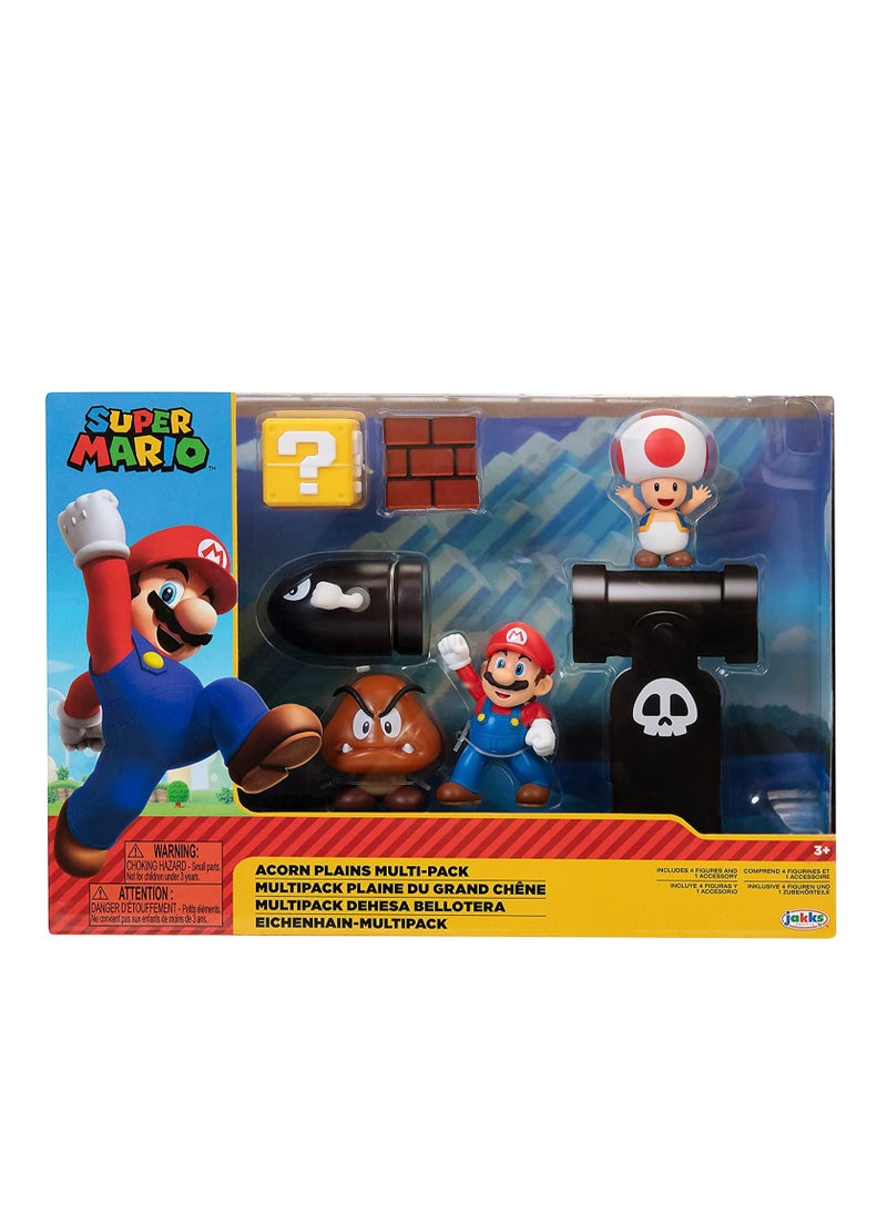 Jakks Nintendo Super Mario Acorns Plains Diorama Set  - Image 1