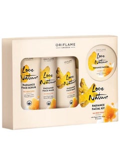 Oriflame Radiance Facial Kit With Organic Milk Honey And Turmeric 450 Ml  - Image 3