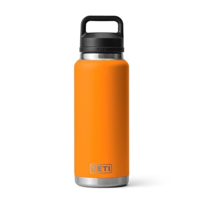 YETI Rambler 36 oz Bottle, Vacuum Insulated, Stainless Steel with Chug Cap, King Crab