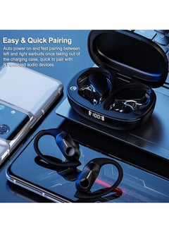 General Lenovo LP75 Bluetooth Headset Dual Earhook Ear Noise Cancelling Sports Waterproof and Sweatproof Special Running Earphones  - Image 2