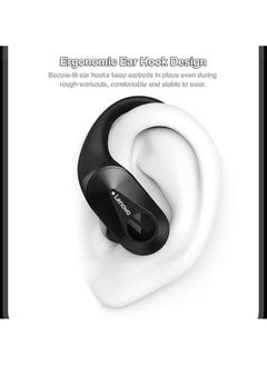 General Lenovo LP75 Bluetooth Headset Dual Earhook Ear Noise Cancelling Sports Waterproof and Sweatproof Special Running Earphones  - Image 4