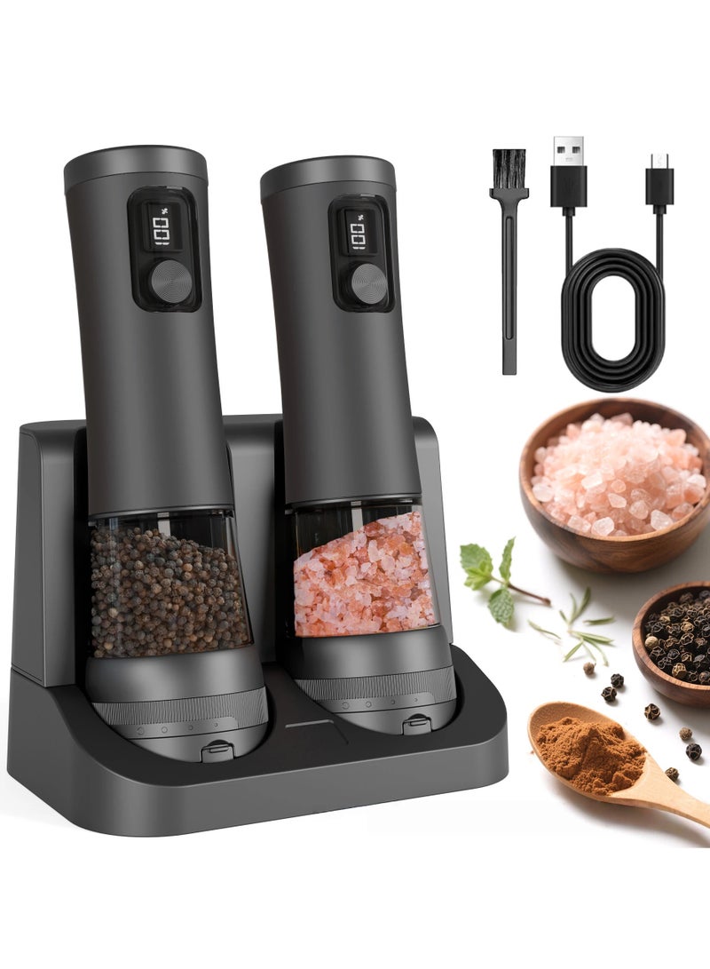 general Kitchen Electric Grinder Rechargeable Pepper Mill Multi-Purpose Electric Food Grinder Fine Grinder for Seasoning Powders - Image 1