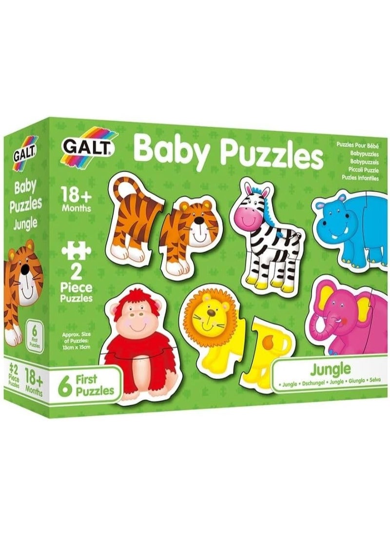GALT Galt Toys, Baby Puzzles - Jungle, Jigsaw Puzzles for Kids, Ages 18 Months Plus  - Image 1