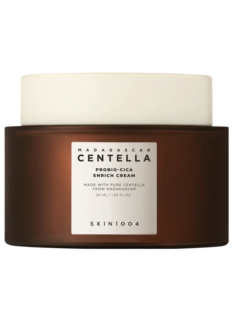 SKIN1004 Madagascar Centella Probio-Cica Enrich Cream, Formulated Probio-Cica And Teca For Calming Effects  50Ml Skin1004 Brown - Image 2
