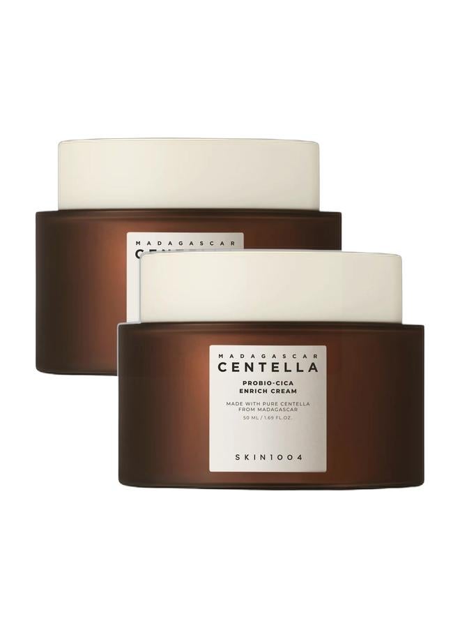 SKIN1004 Madagascar Centella Probio-Cica Enrich Cream, Formulated Probio-Cica And Teca For Calming Effects  50Ml Skin1004 Brown - Image 1