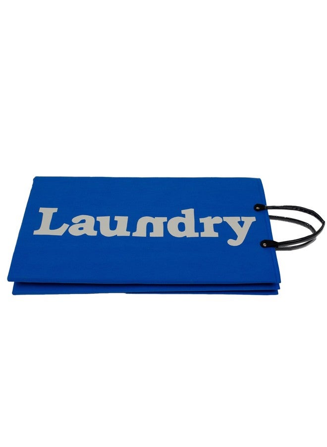 JMD Creation Foldable Laundry Bag (Royal Blue) - Image 2
