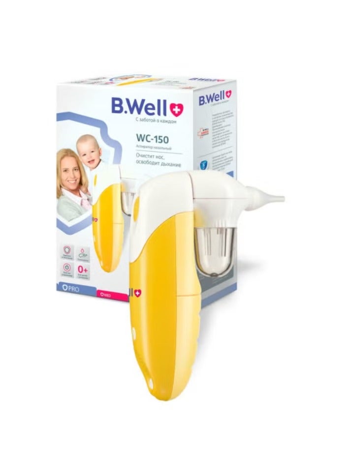 B.Well B.Well WC 150 Nasal Aspirator – Electric Nose Cleaner for Babies & Kids - Image 1