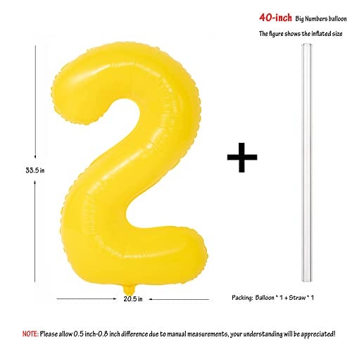 CHANGZHONG 40 In yellow graffiti Number Balloons Helium Foil Mylar Balloon Birthday Party banquet Decoration Digital 2 - Image 5