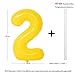 CHANGZHONG 40 In yellow graffiti Number Balloons Helium Foil Mylar Balloon Birthday Party banquet Decoration Digital 2 - Image 4