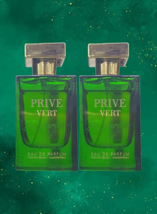 PRIVE VERT 2 Pieces Prive Vert EDP 100ML - Image 1